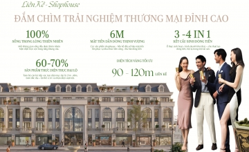 Thiết kế Shophouse Pearl Rivera Hà Nội